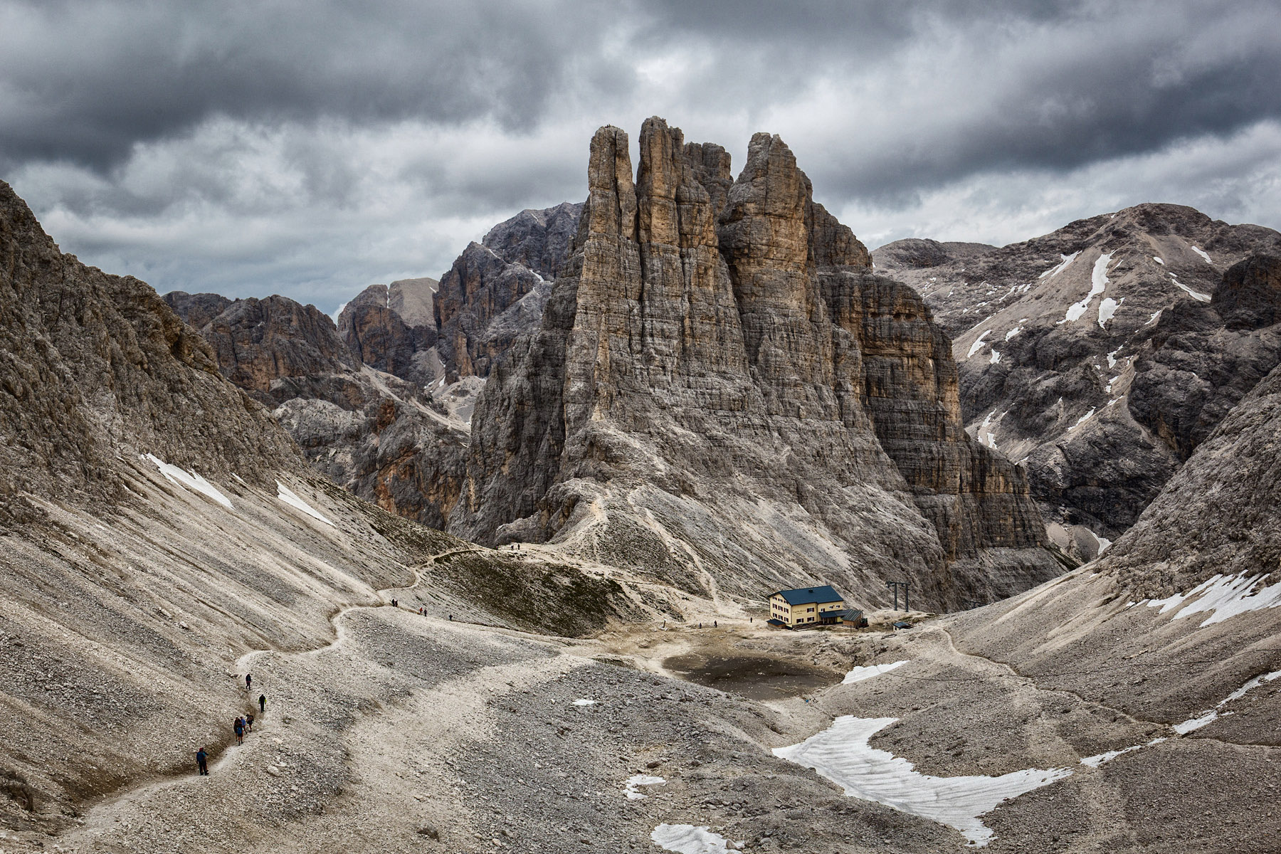 Rifugio Alberto 1° e Torri del Vajolet