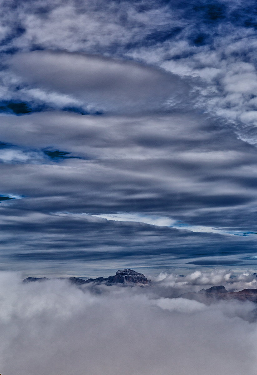 Viata del Piz Boè dall'alto del Latemar