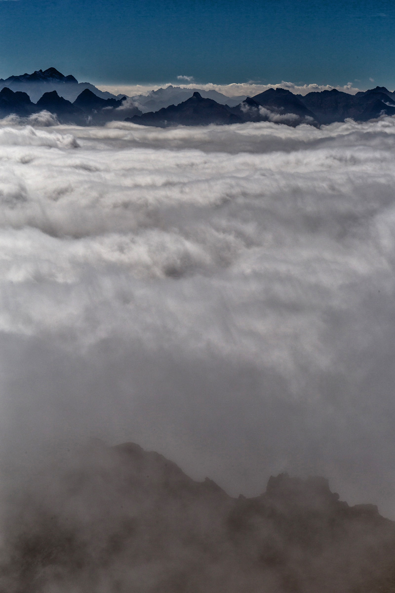 Vista dall'alto del Latemar